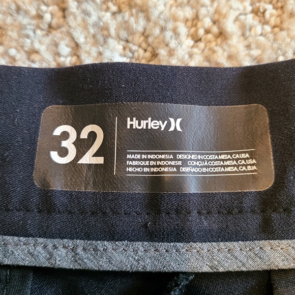 Hurley/Nike Dri-Fit Men's Shorts, Size 32, Black - Picture 5 of 6